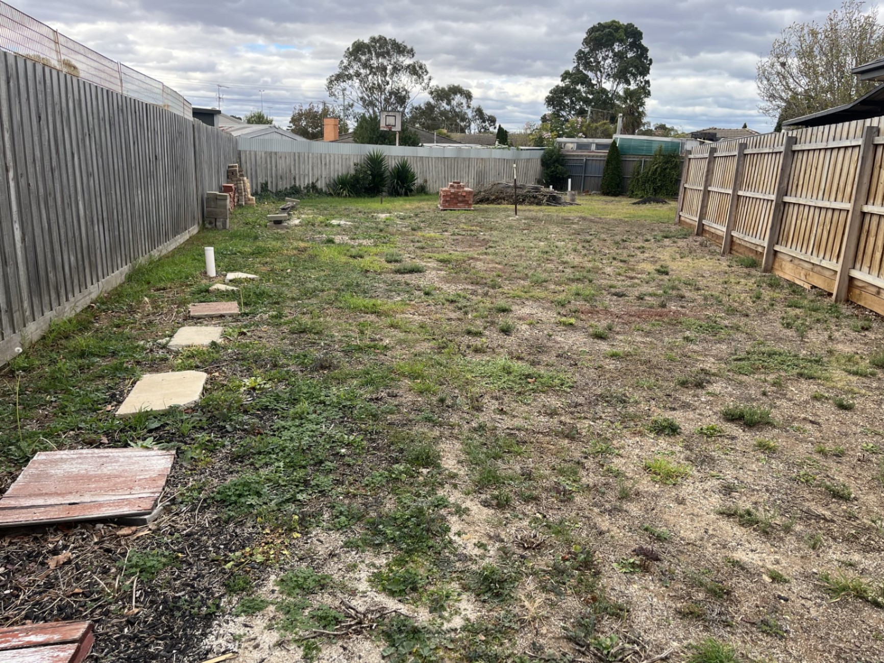 Cleared development site at 36 Kalver St, Corio, Victoria